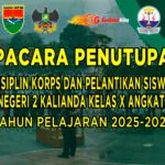 ✨ Penutupan LDDK & Pelantikan Taruna/Taruni Angkatan IV SMK Negeri 2 Kalianda ✨