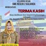 Terima kasih atas dedikasi dan pengabdian yang luar biasa
